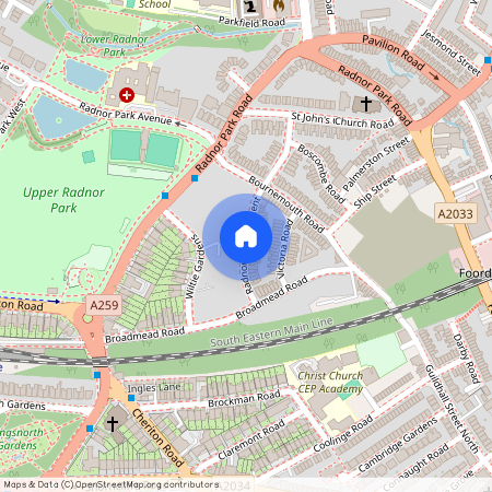 Radnor Park Crescent, Folkestone, Kent, CT19