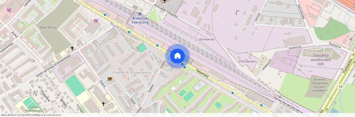 Białystok Piasta, Towarowa