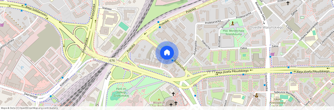 ul. Botaniczna, Centrum, Białystok, podlaskie