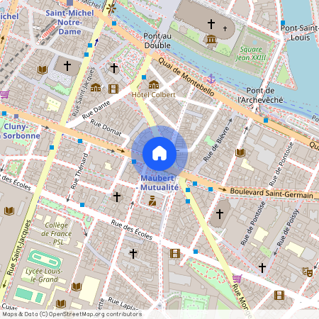 Rue Lagrange, entre Boulevard Saint Germain et Quai Montebello 75005 Paris (5e arrondissement)