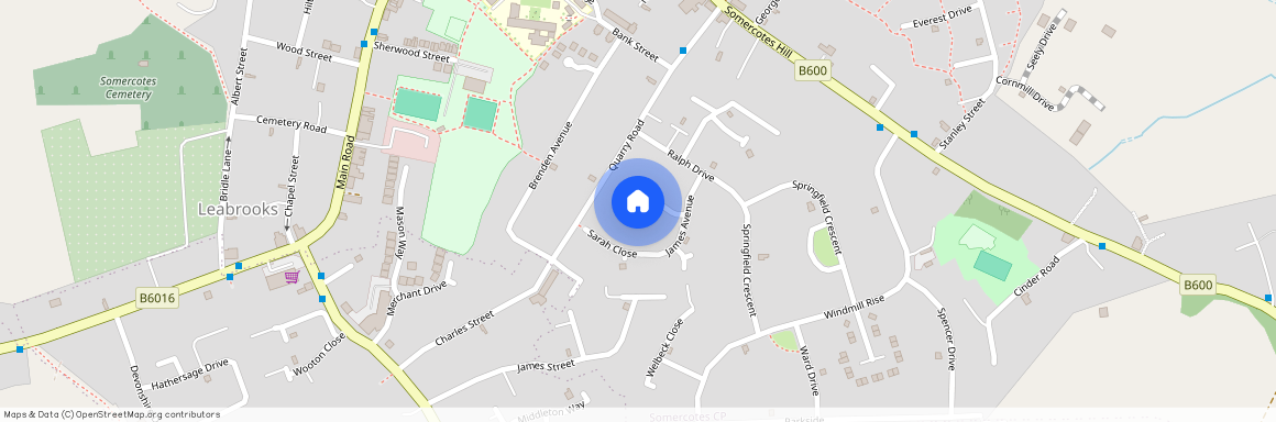 Oakes Close, Somercotes, Alfreton, Derbyshire, DE55 4GD