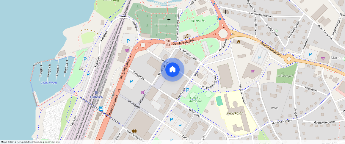 Tingshusgatan **, Ludvika