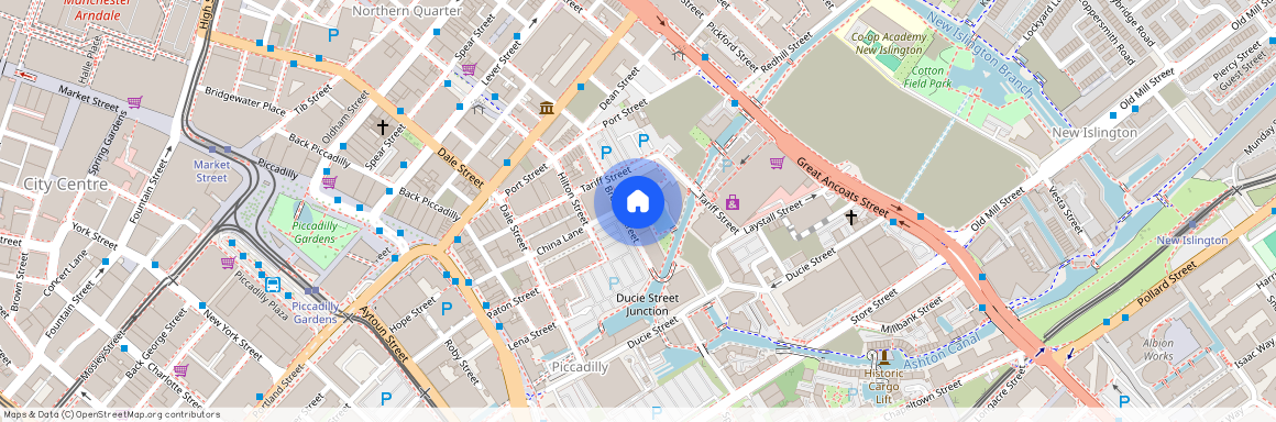 Greater Manchester, M1, Brewer Street, Manchester