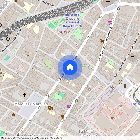 Rue Blaes, 114, 1000, Bruxelles