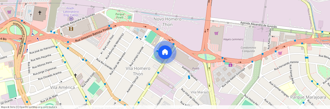 Avenida, Capuava, 577, Vila Homero Thon, Santo André