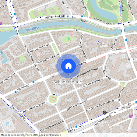 Schildersbuurt, 9718 JG, Kraneweg, Groningen