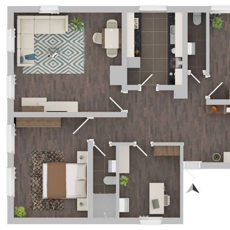 4-Zimmer im Stadtkern Lauingens! Sie haben ein Händchen zum renovieren? Wohnung / Büro / Praxis - Photo 3