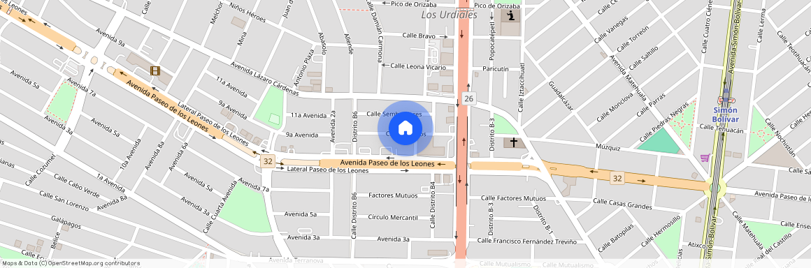 Rotarios, Colonia Leones, C.P. 64600, Monterrey