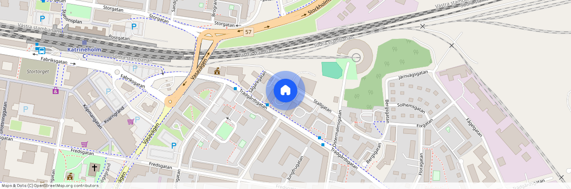 Katrineholm, Södermanland, Trädgårdsgatan 7 d