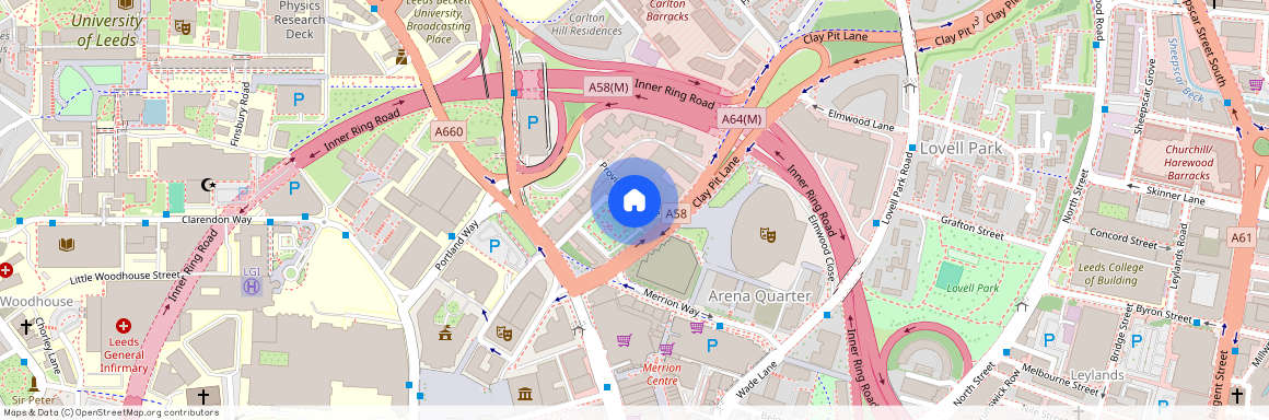 Apt 2, 17 Queen Square, 17 Queen Square LS2