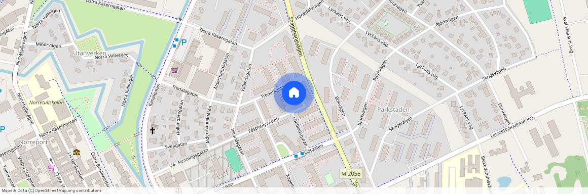 Kristianstad, Skåne, Fortunavägen 2 B