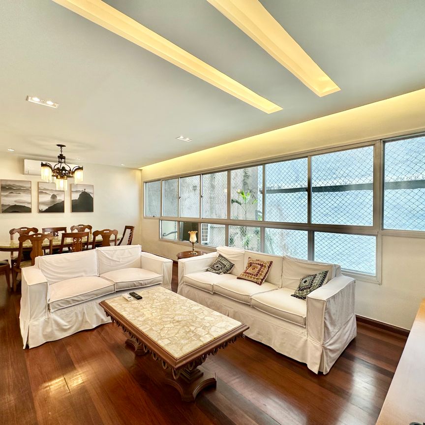 Apartamento mobiliado e silencioso no Alto Leblon - Foto 1