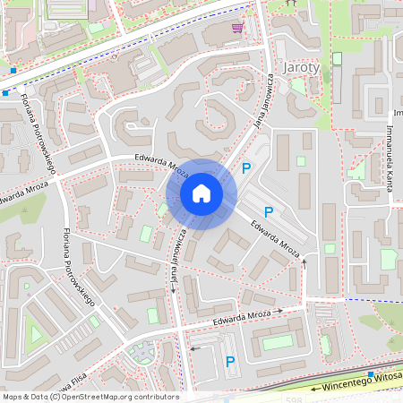 ul. Jana Janowicza, Jaroty, Olsztyn, warmińsko-mazurskie