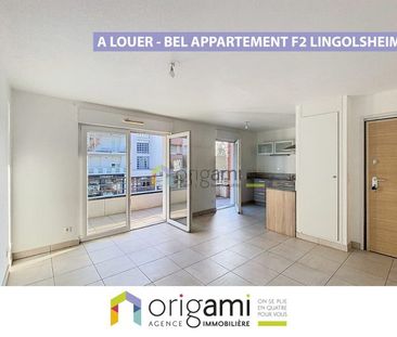 Bel Appartement F2 à louer - LINGOLSHEIM Centre - Photo 3