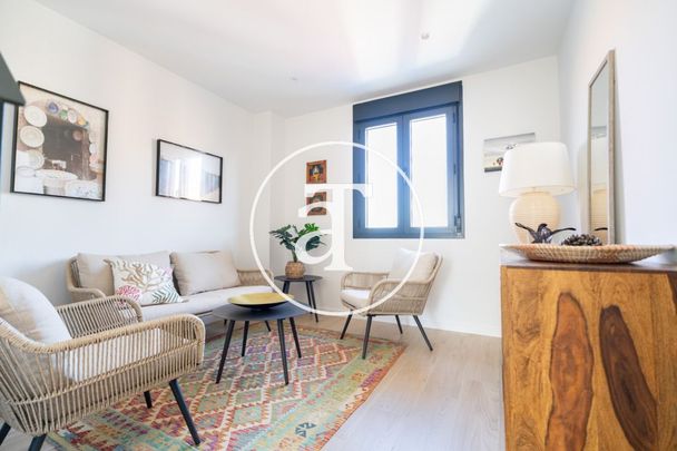 Duplex for monthly rent with 1 bedroom, 1 bathroom, toilet and outdoor terrace in Hortaleza - Foto 1