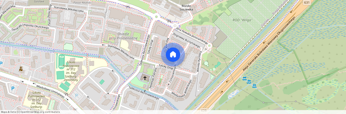 ul. Mariana Pisarka, Gocław, Praga-Południe, Warszawa, mazowieckie