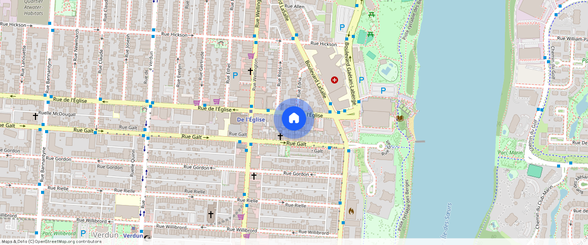 ** Rue de l'Église, Verdun, Verdun, Ile de Montréal, H4G 2A6