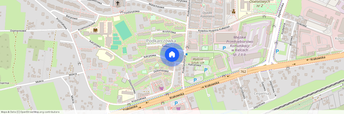 ul. Galenowa, Podkarczówka, Kielce, świętokrzyskie