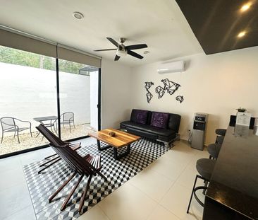 Townhouse de 1 cuarto, amueblado, dentro de privada. - Photo 1