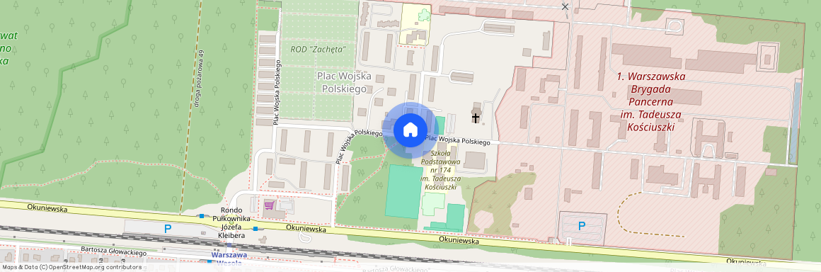 pl. Plac Wojska Polskiego, Plac Wojska Polskiego, Wesoła, Warszawa, mazowieckie