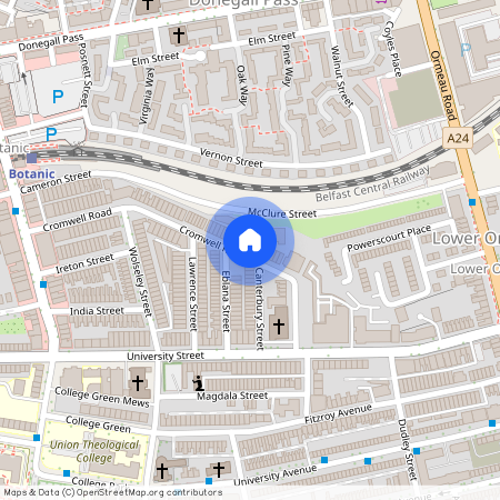 Apt 1, 94a Cromwell Road, Apt 1, Belfast, BT7 1JY