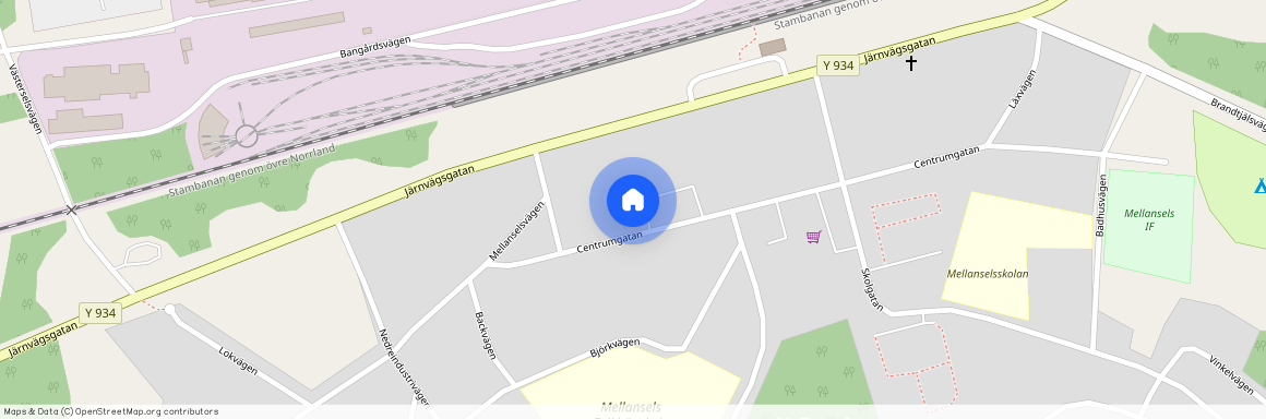 Mellansel, Anundsjö distrikt, Västernorrland, Örnsköldsvik, Centrumgatan 5