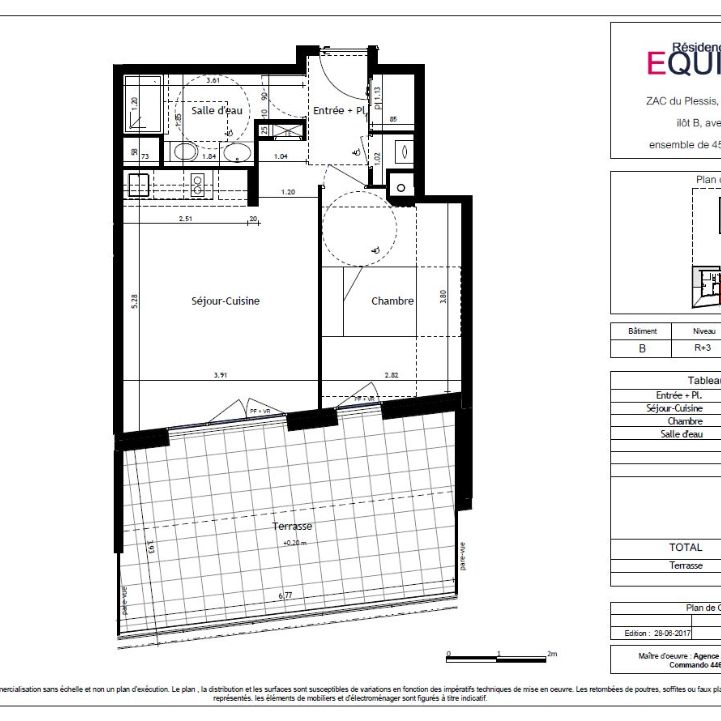 Appartement Saint Nazaire 2 Pièce(s) 41.90 M2 - Photo 1