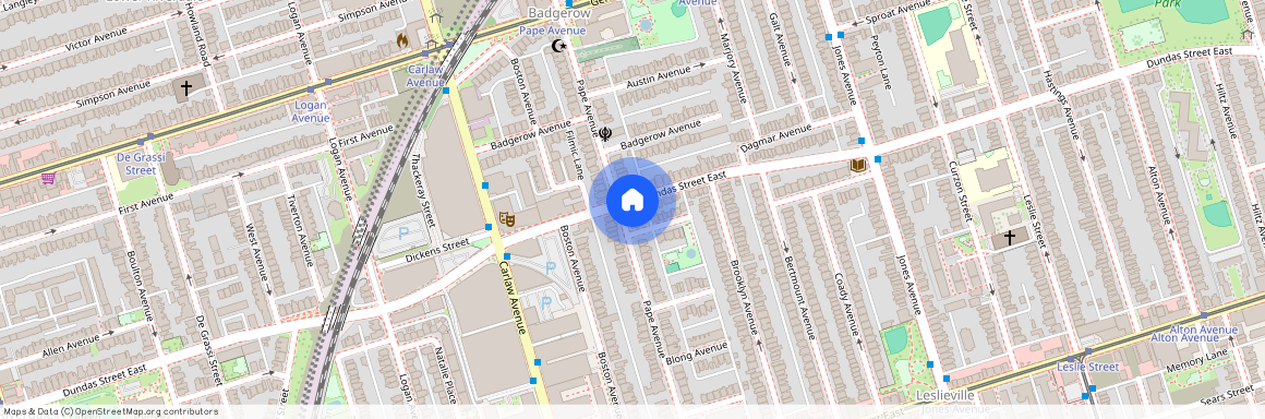 229 Pape Avenue, Rear, Toronto, ON M4K 1A5