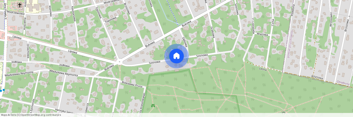 Grodziski, Podkowa, Leśna, ul., Sosnowa