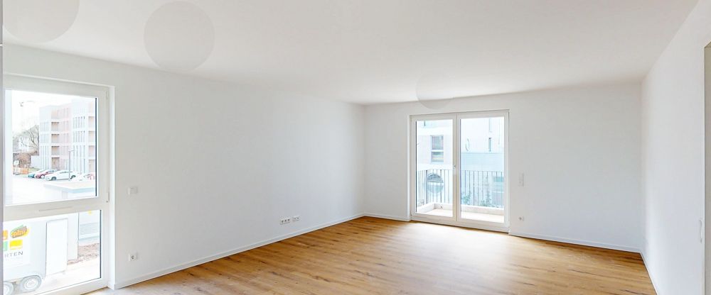 Die Klassische auf der Ecke: Neubauwohnung mit 2 Zimmern und EBK - Foto 1