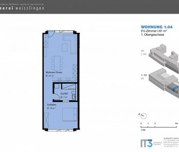 2.5 Zimmerwohnung in Weisslingen - Photo 6