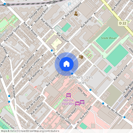 Building Rue des Rosiers - checkmyguest - 1348088, Rue des Rosiers, Saint-Ouen-Sur-Seine