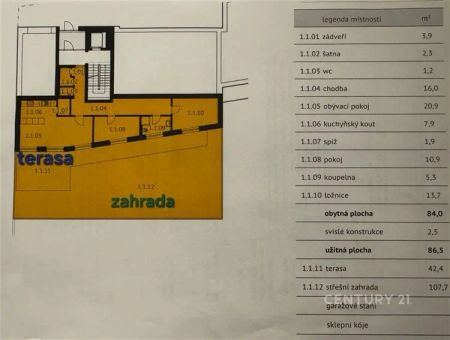 První pronájem: SMART 3+kk s obří terasou a zahradou (150 m - Фото 2