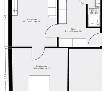 Frisch sanierte 2-Zimmer Wohnung in Alt Olvenstedt - Photo 4