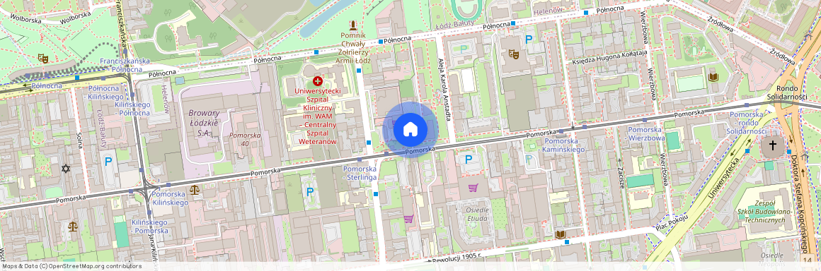 al. Karola Anstadta, Fabryczna, Śródmieście, Łódź, łódzkie