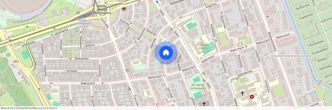 Warszawa, Praga-Południe, Praga-Południe, Saska, Kępa, Irlandzka