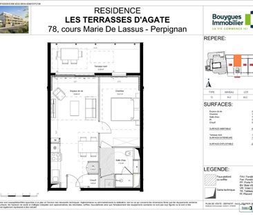 location Appartement T2 DE 45.25m² À PERPIGNAN - Photo 1