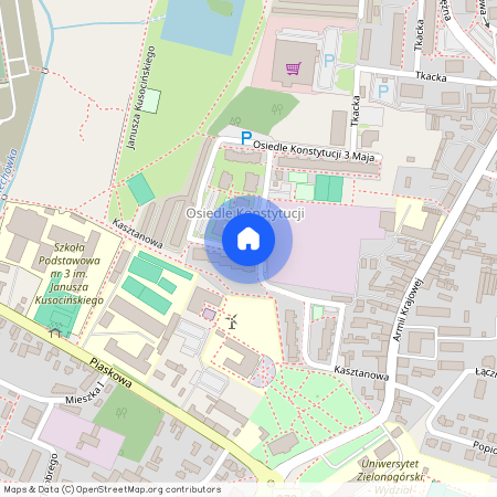 os. Konstytucji 3 Maja, Sulechów, Sulechów, zielonogórski, lubuskie