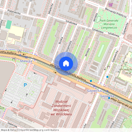 al. gen. Józefa Hallera, Gajowice, Fabryczna, Wrocław, dolnośląskie