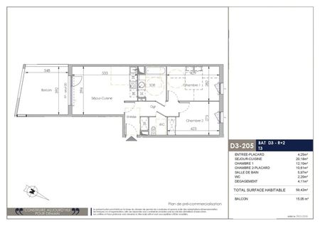 Location Appartement 3 pièces 59m² JUVIGNAC 34990 - Photo 3