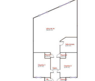 3 pièces - Meublé - 76 m² - 1er étage - Colocation non autorisée - Photo 3