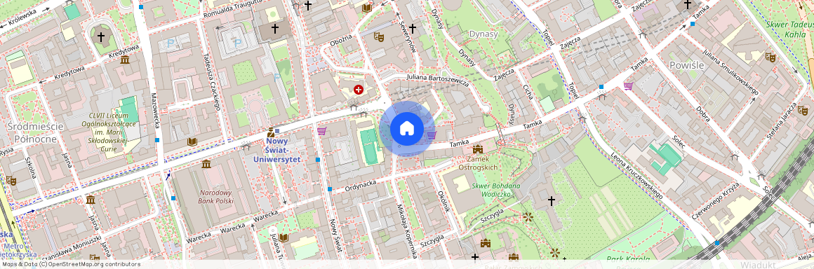 Warszawa, M., Warszawa, Śródmieście, Tamka