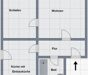 2 Zi. Wohnung im östlichen Stadtgebiet - Foto 5