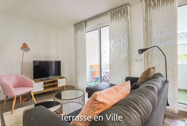 Paradis / Duveen - T2 meublé 47m2- Terrasse 14m2 - Garage- 1170 € - Photo 1