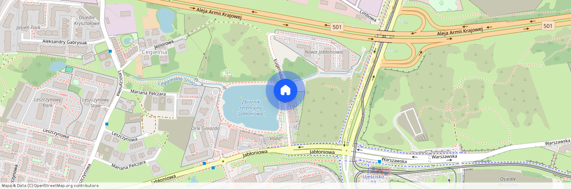 ul. Eugeniusza Węgrzyna, Jasień, Gdańsk, pomorskie