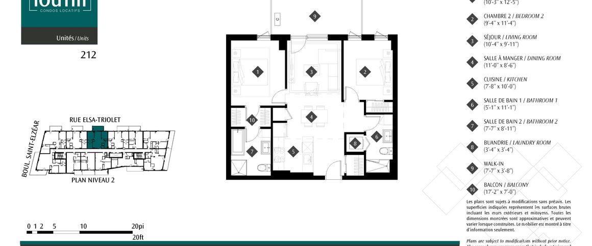 Appartements de luxe4½ à louer - Photo 1