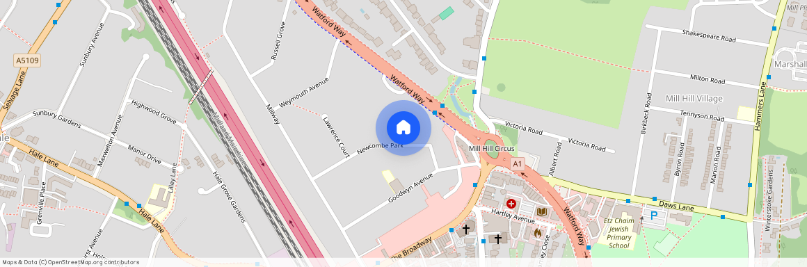 Newcombe Park, Mill Hill, NW7