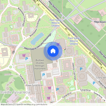 ul. Zawiszy Czarnego 10, Osiedle Tysiąclecia, Katowice, śląskie