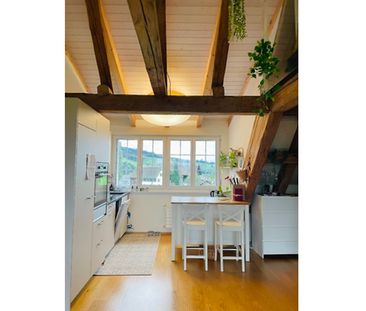 1 Zimmer-Attikawohnung in Hütten (ZH), möbliert, auf Zeit - Foto 2