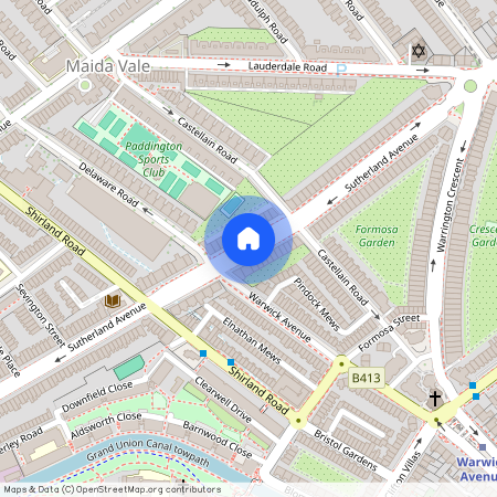 Delaware Mansions, Delaware Road, Maida Vale, London, W9